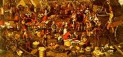 Pieter Aertsen Market Scene_a oil painting on canvas
